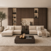 Bank Romée luxe maatwerk elementenbank in beige hotel chique interieur