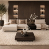 Bank Romée luxe maatwerk elementenbank in beige hotel chique interieur