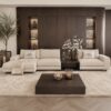 Bank Romée luxe maatwerk elementenbank in beige hotel chique interieur