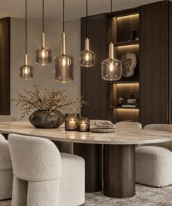 hanglamp 5 lights hotel chique