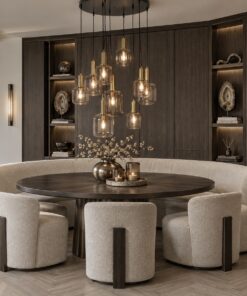 hanglamp rond 9 lights hotel chique