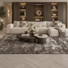 Vloerkleed Marron bruin 300x400 cm hotel chique