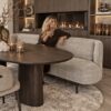 Eetbank Luca Dubbelman Design hotel chique