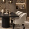 set van 6 eetkamerstoelen hotel chique Dubbelman Design