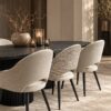 set van 6 eetkamerstoelen hotel chique Dubbelman Design