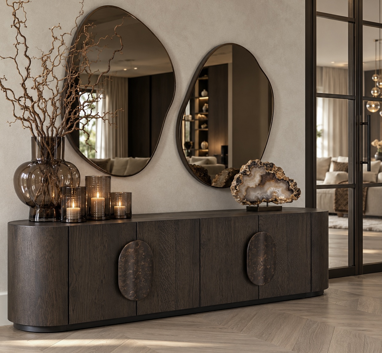 TV-meubel Amee Donkerbruin | Luxe Design | Dubbelman Design