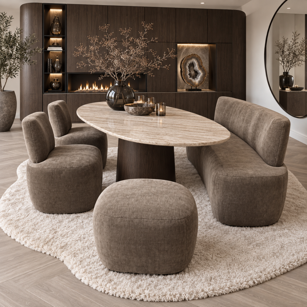 Maatwerk eetbank Asja Dubbelman Design