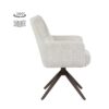 Eetkamerstoel Bardi Beige Draaibaar | Dubbelman Design