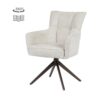 Eetkamerstoel Bardi Beige Draaibaar | Dubbelman Design