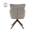 Eetkamerstoel Bardi Cremona 24 Draaibaar | Dubbelman Design