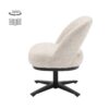 Eetkamerstoel Caldes Ted 24 Off White draaibaar met pocketvering